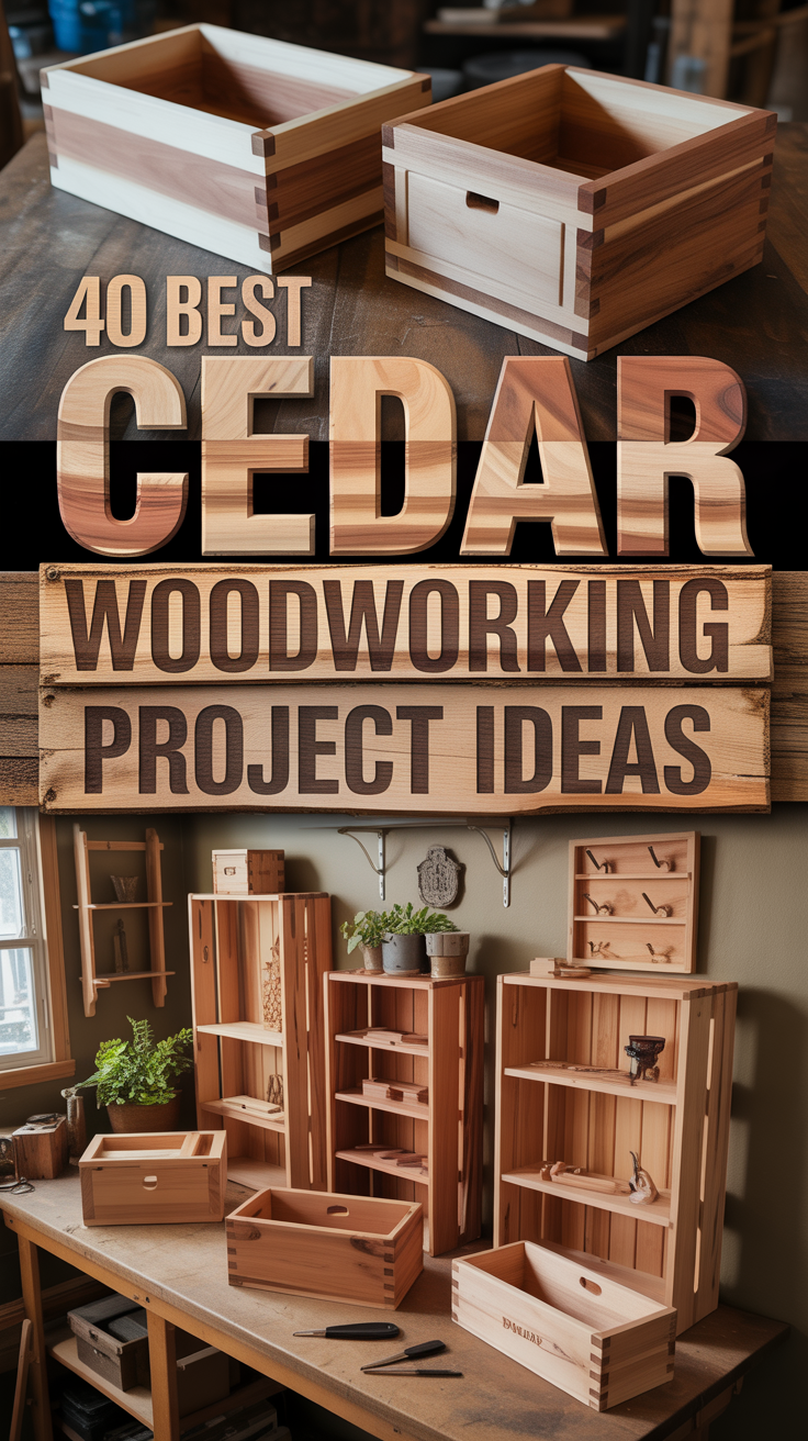 40 Best Cedar Woodworking Project Ideas
