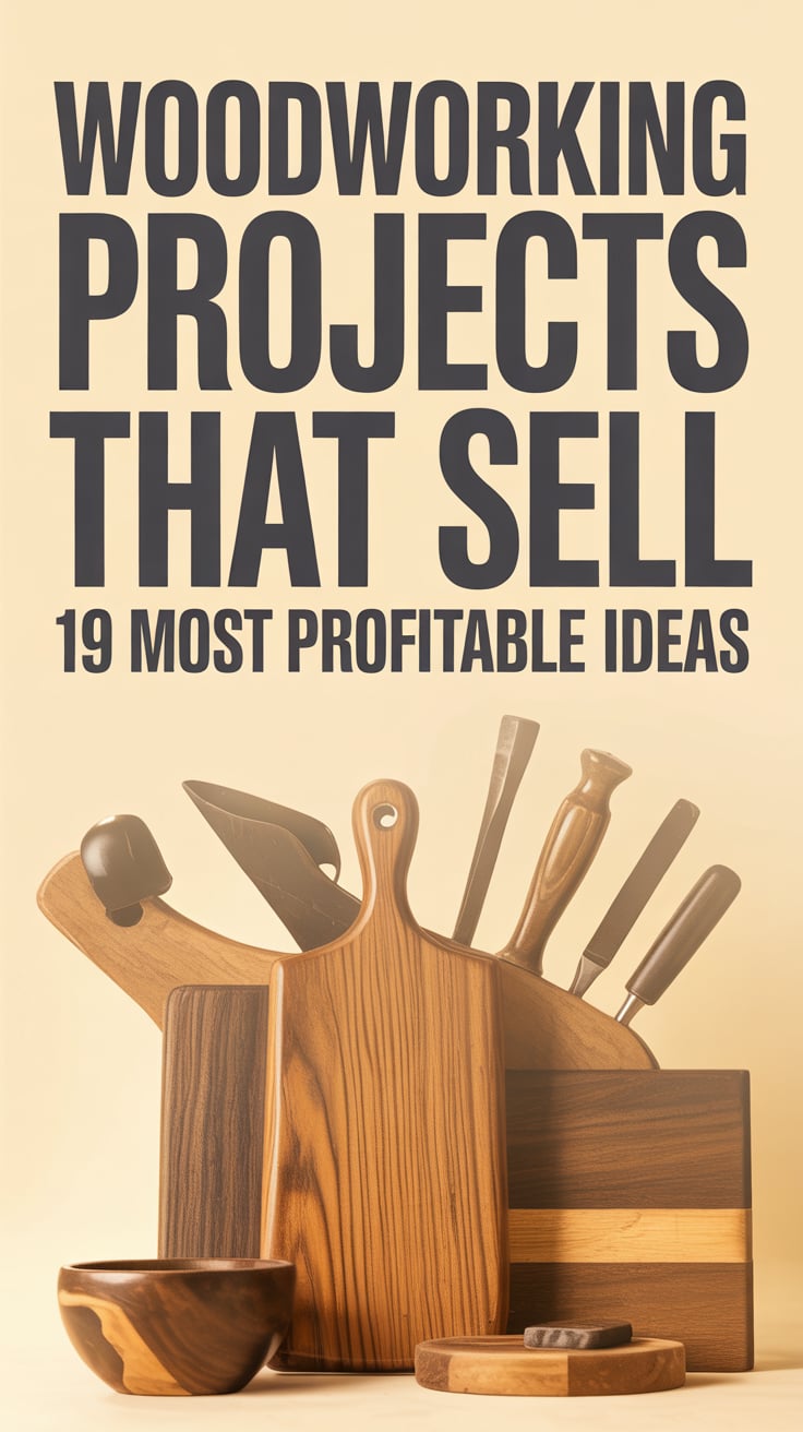Woodworking Projects That Sell: 19 Most Profitable Ideas