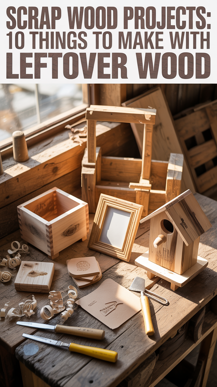 Scrap Wood Projects: 10 Things to Make with Leftover Wood