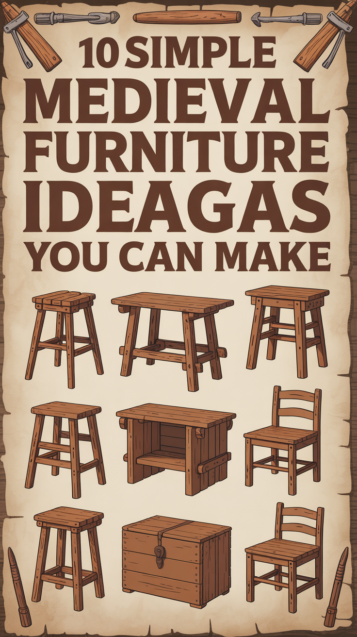 10 Simple Medieval Furniture Ideas You Can Make