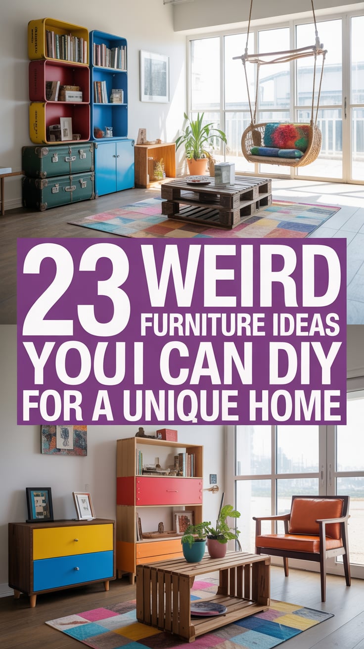 23 Weird Furniture Ideas You Can DIY for a Unique Home